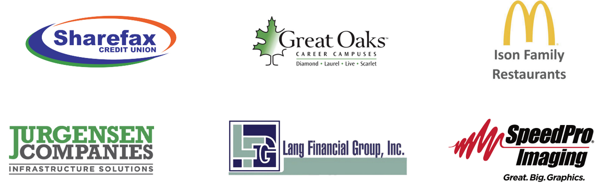 Gold level sponsor's logos